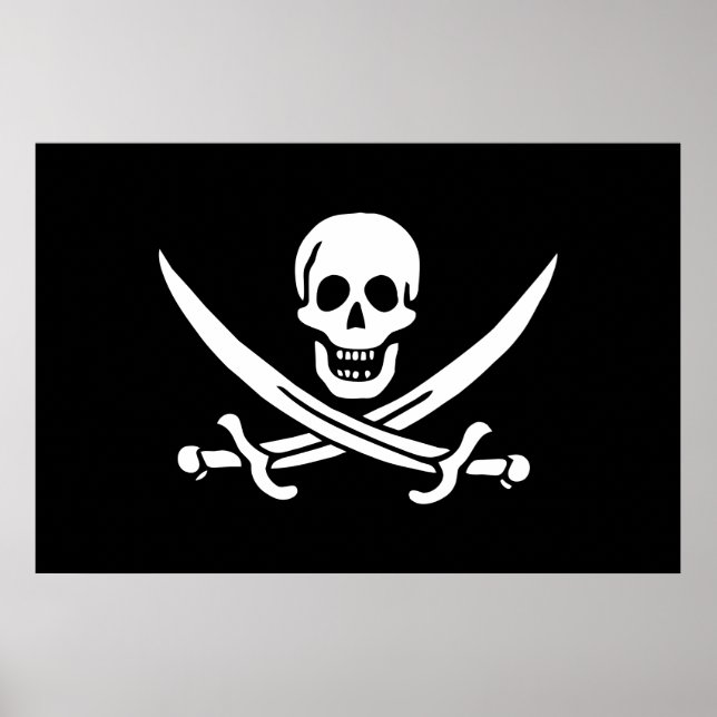 Póster Bandera pirata (Frente)