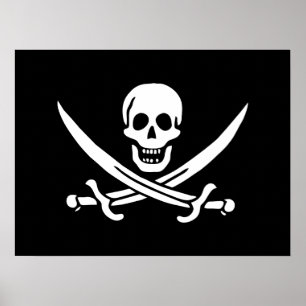 Póster Bandera pirata