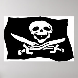 Póster Bandera pirata