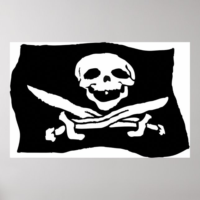 Póster Bandera pirata (Frente)