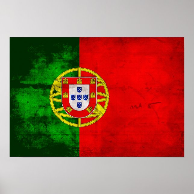 Póster Bandera portuguesa (Frente)