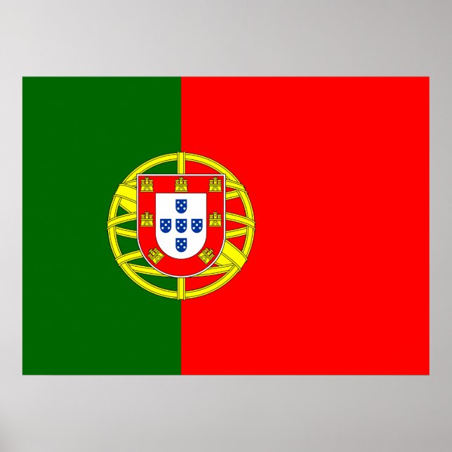 Póster Bandera portuguesa (Portugal) (Frente)