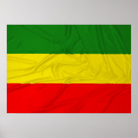 Bandera rastafari arrugada