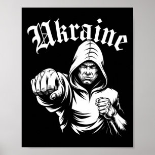 Póster Bandera regalo Ucrania Ukraini Kiev Ucraniano Ukra