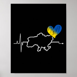 Póster Bandera regalo Ucrania Ukraini Kiev ucraniano Ukra