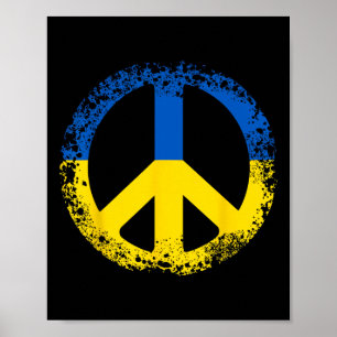Póster Bandera regalo Ucrania Ukraini Kiev Ucraniano Ukra