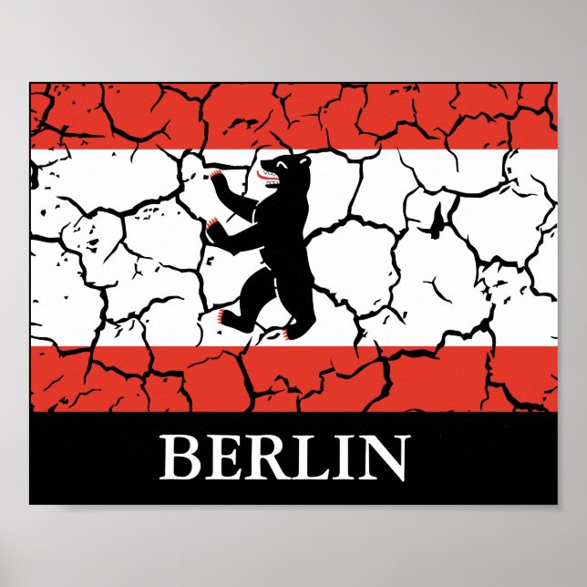 Póster Bandera reprimida de Berlín (Frente)