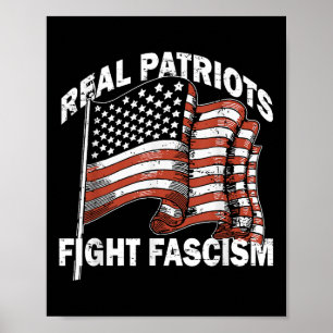 Póster Bandera Retro Usa Divertida Patriotas Reales Lucha