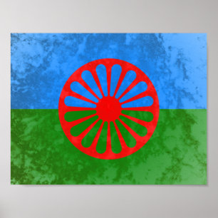 Póster Bandera romaní