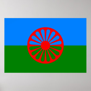 Póster Bandera romaní