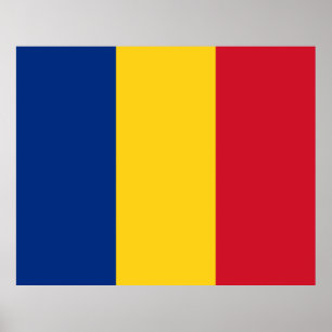 Póster Bandera rumana (Rumania)