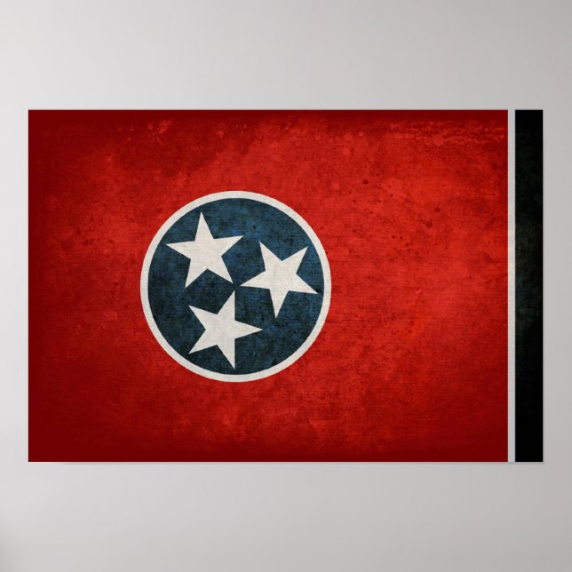 Póster Bandera Tennessean; (Frente)