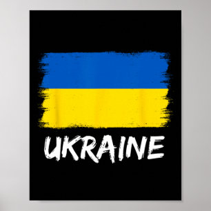 Póster Bandera ucraniana Ucrania 3
