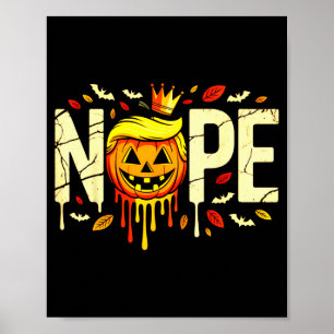 Póster Bandera Usa Deteriorada Divertida Sin Reyes Hallow