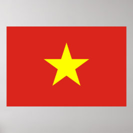 Póster Bandera vietnamita (Vietnam)