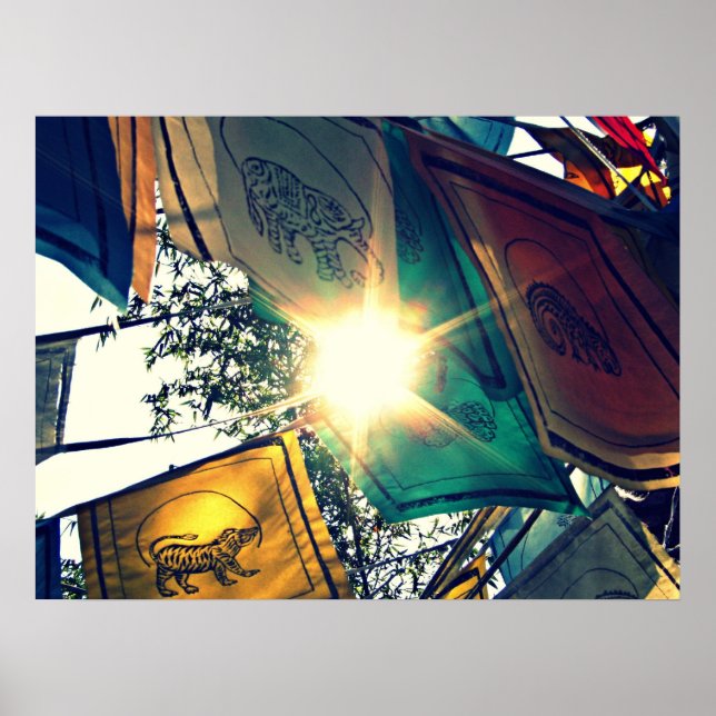 Póster banderas de oración (Frente)