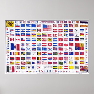 Póster Banderas del Poster Mundial