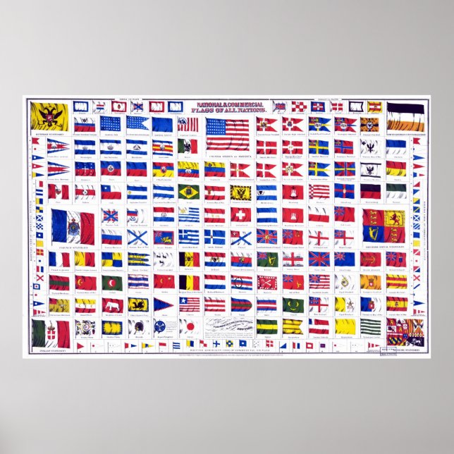 Póster Banderas del Poster Mundial (Frente)