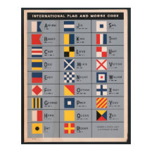 Banderas náuticas y código morse