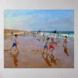 Póster Banderas y reflejos Montalivet