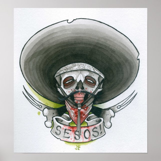 Póster Bandito Zombie (Frente)