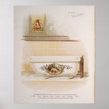 Bañera de época victoriana suave Cherub Gold