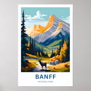 Póster Banff National Park Travel Print