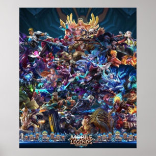 Póster Bang Bang de leyendas móviles