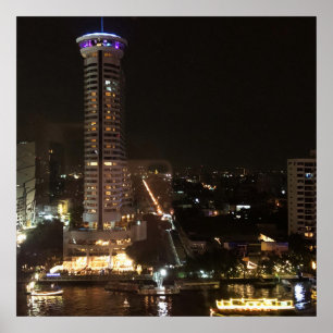 Póster Bangkok De Noche