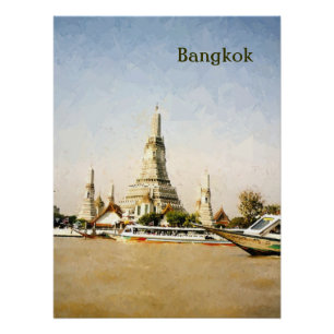 Póster Bangkok, Tailandia