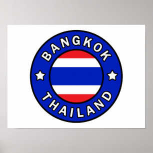 Póster Bangkok Tailandia