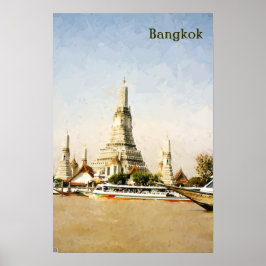 Póster Bangkok, Tailandia