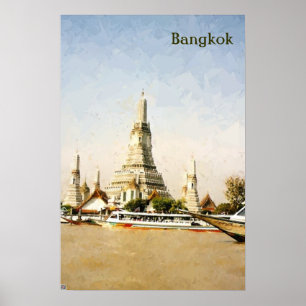 Póster Bangkok, Tailandia