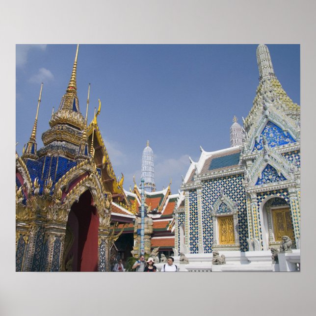 Póster Bangkok, Tailandia. Gran Palacio de Bangkok (Frente)