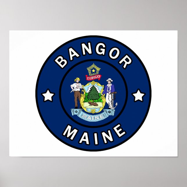 Póster Bangor Maine (Frente)