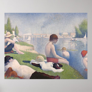 Póster Bañistas de Jorte Pedro Seurat el   en Asni�res,