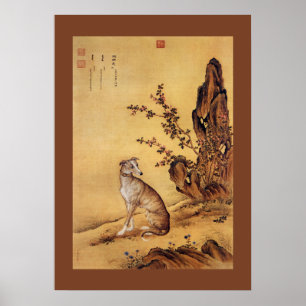 Póster Banjinbiao 斑 锦 彪 ~Greyhound ~Giuseppe Castiglione 