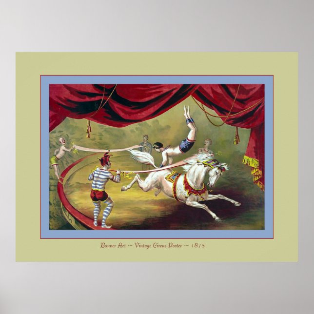 Póster Banner Act  ~ Vintage Circus (Frente)