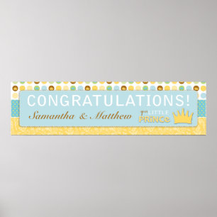 Póster Banner Baby Shower de Little Prince