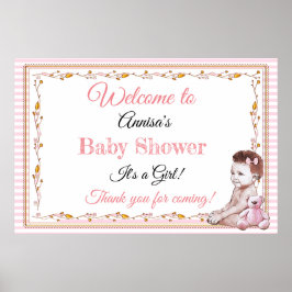 Póster Banner Baby Shower personalizado