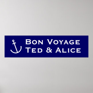 Póster Banner Bon Voyage