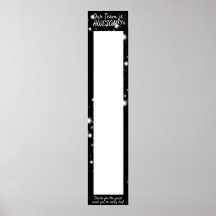 Banner colgante para pegatinas de reconocimiento d