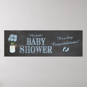 Póster Banner de Baby Shower