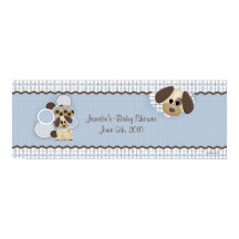 Banner de Baby Shower Puppy