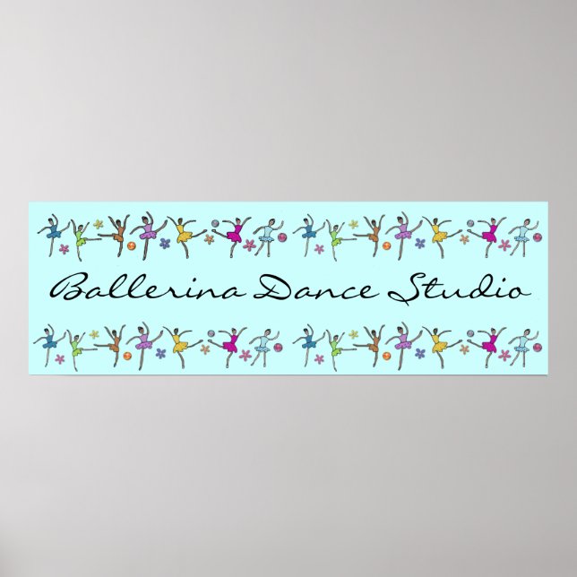 Póster Banner de baile Ballerina (Frente)