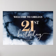 Banner de bienvenida de Black Ink Watercolor 21 cu