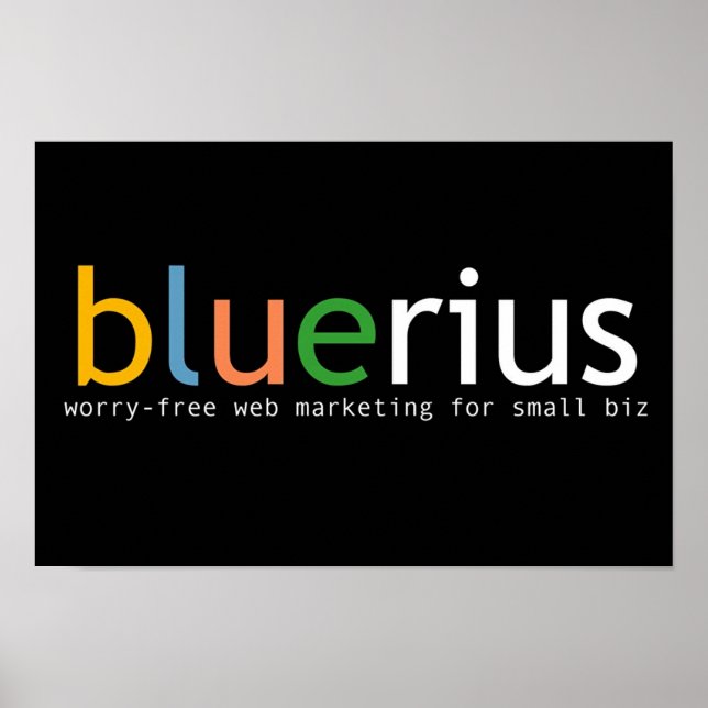Póster banner de bluerius.com (Frente)