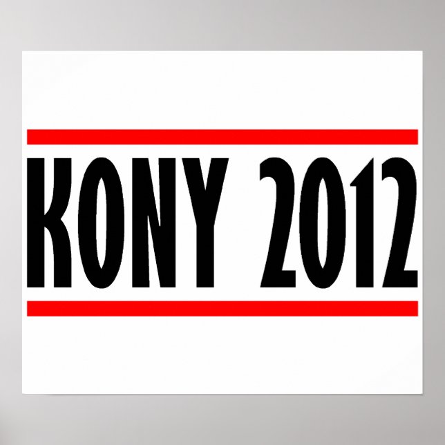 Póster Banner de Kony 2012 Stop Joseph Kony (Frente)