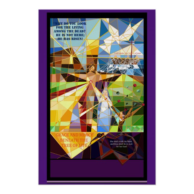 Póster Banner de Pascua Cristiana (Anverso)