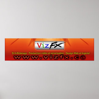 Póster Banner de VizFX
